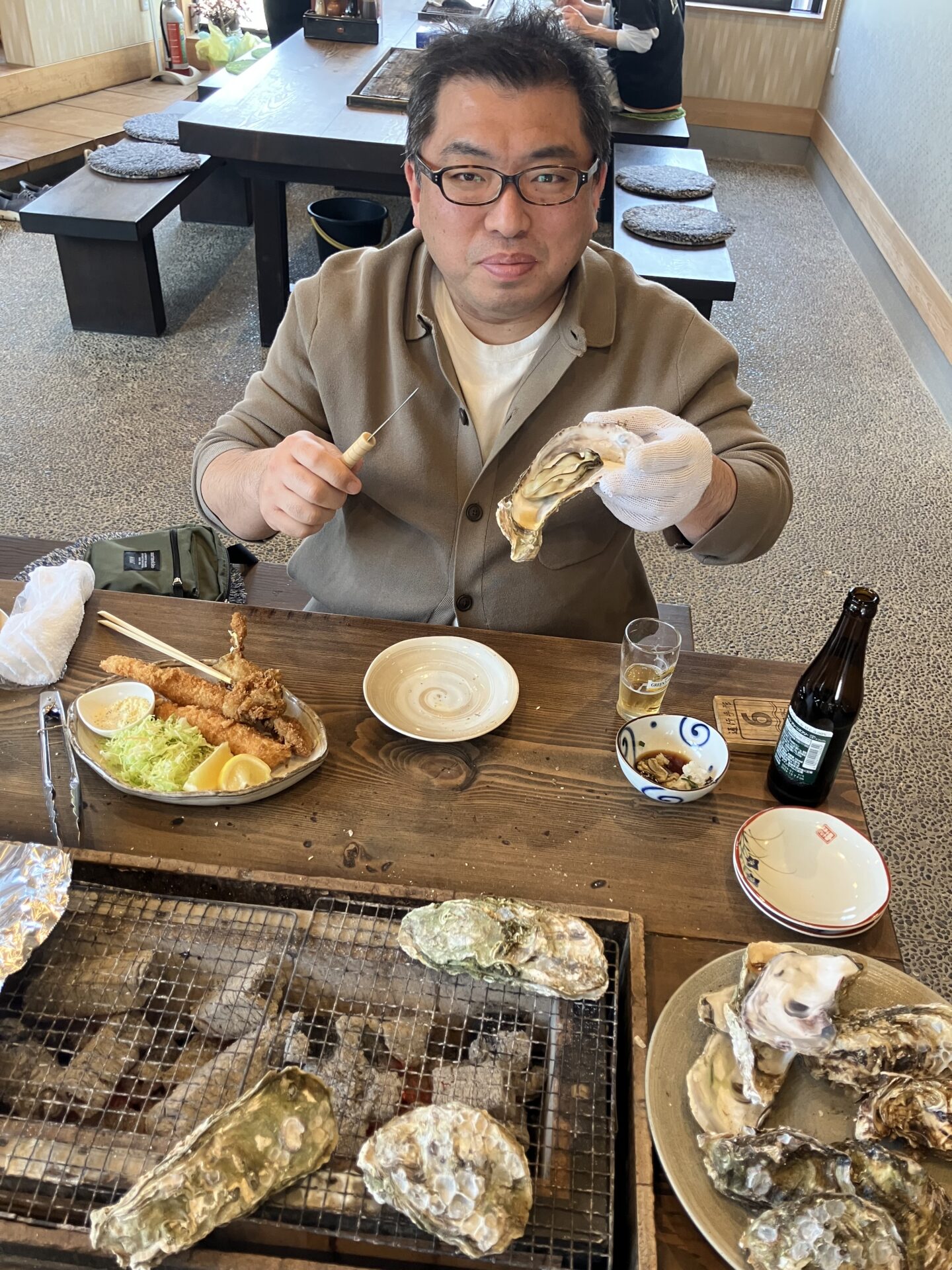 人生初！牡蠣小屋！