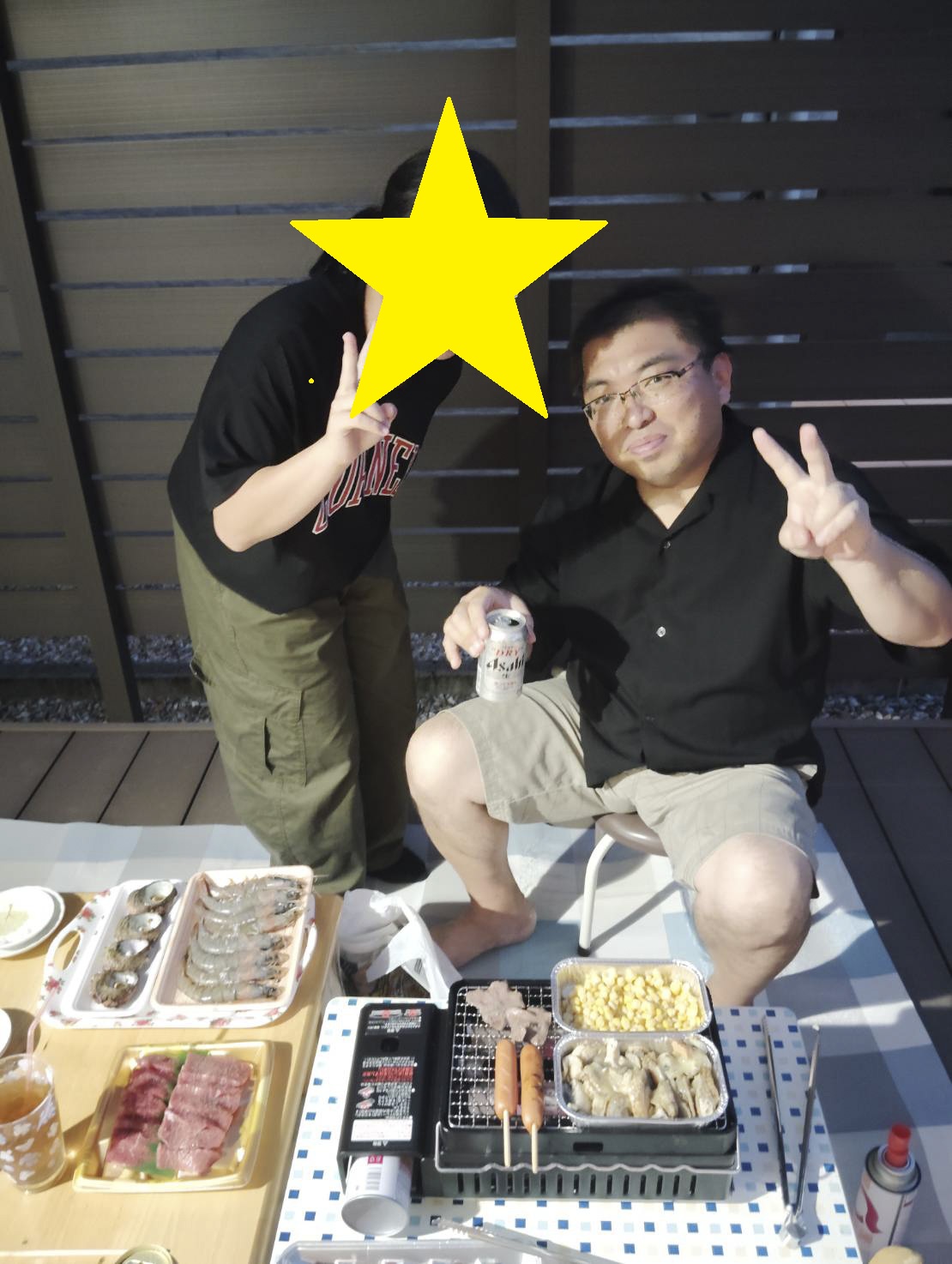 石田家BBQ開催